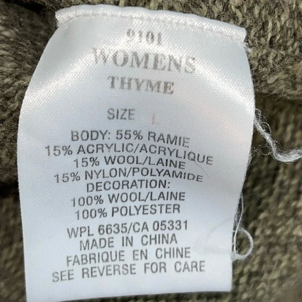Woolrich women’s wool blend sweater. GUC Size Large - Picture 4 of 4